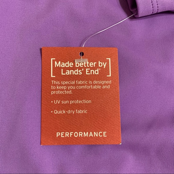 NWT Lands’ End Rashguard Long Sleeves-Size XL (16) - Picture 8 of 9